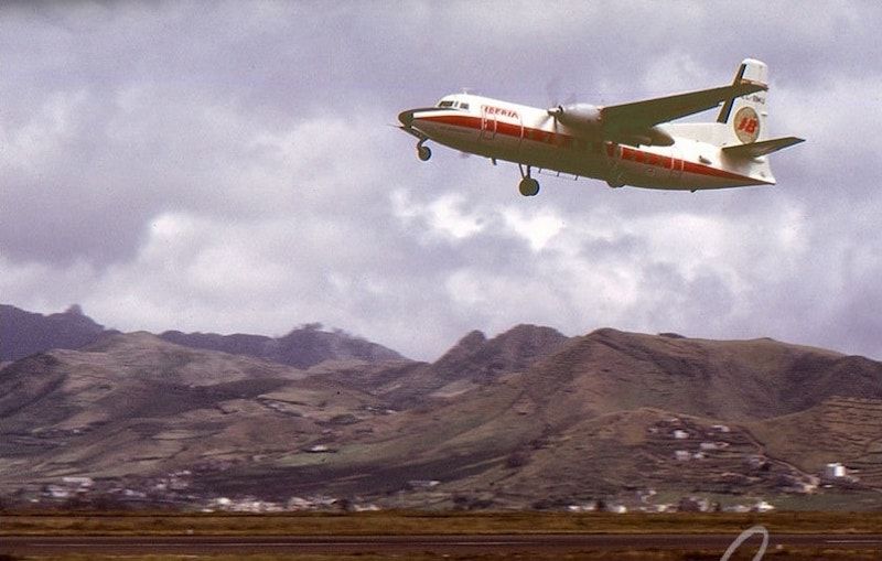 Aquellos años del legendario avión Fokker F-27 de Iberia
