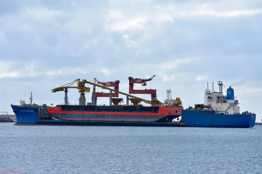 “Development Way” y su carga “TSV 10”, escala en Las Palmas