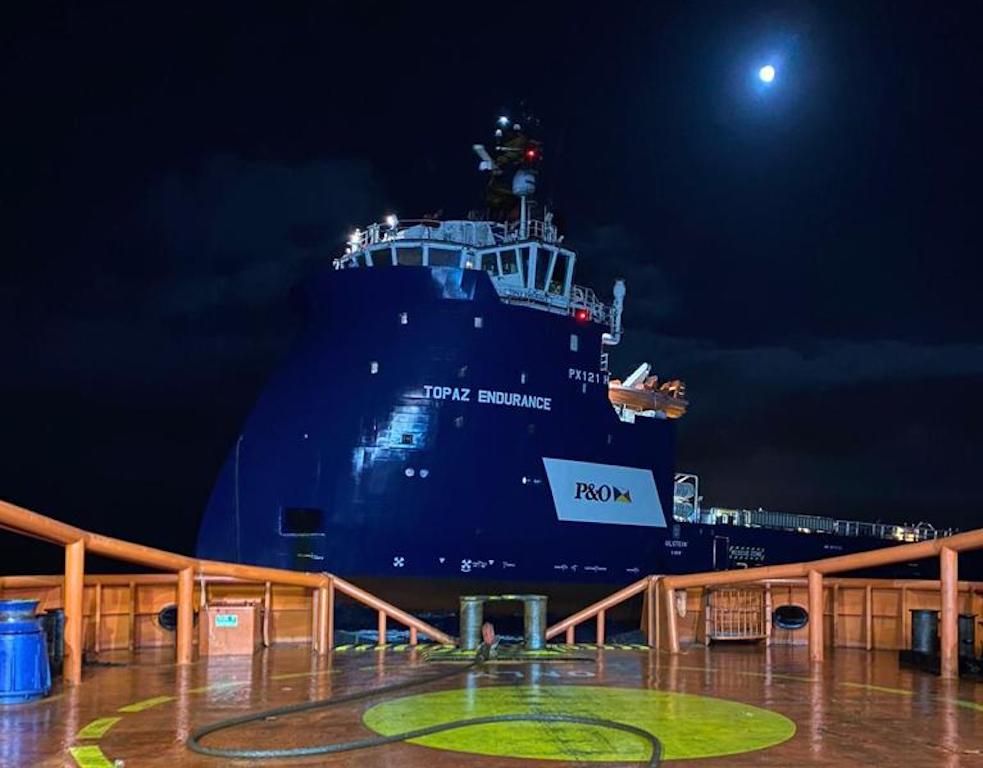Salvamento Marítimo auxilia al buque “Topaz Endurance”