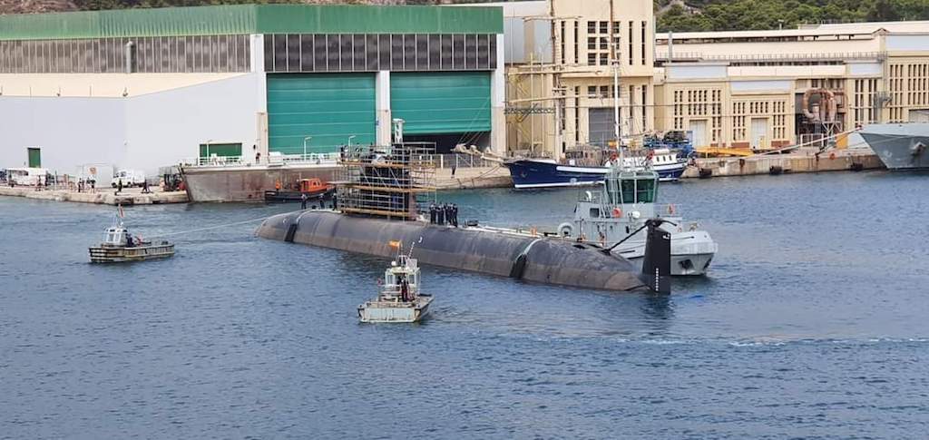Finaliza la primera varada del submarino “Isaac Peral”