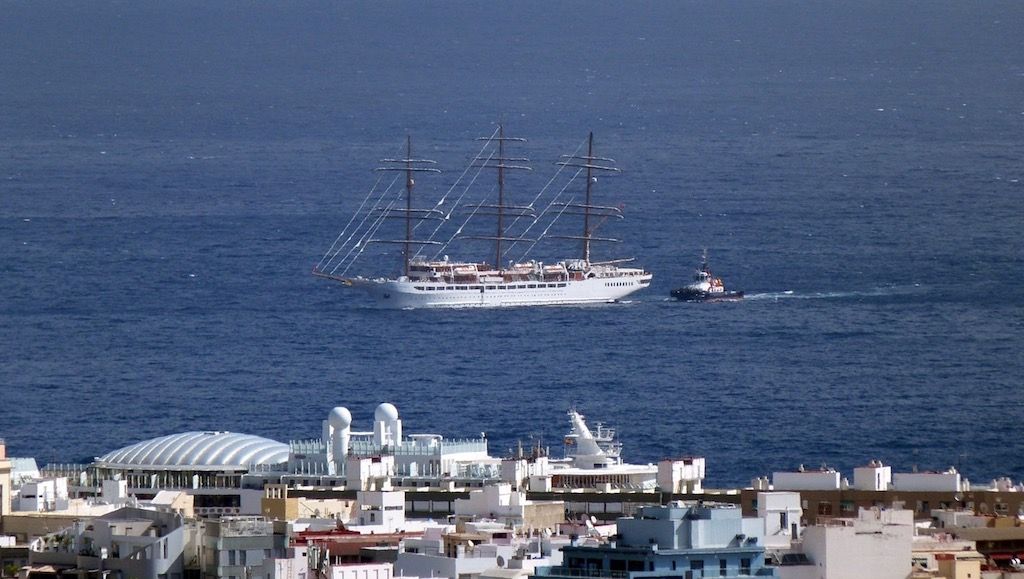 Estreno del buque “Sea Cloud Spirit” en Santa Cruz de Tenerife