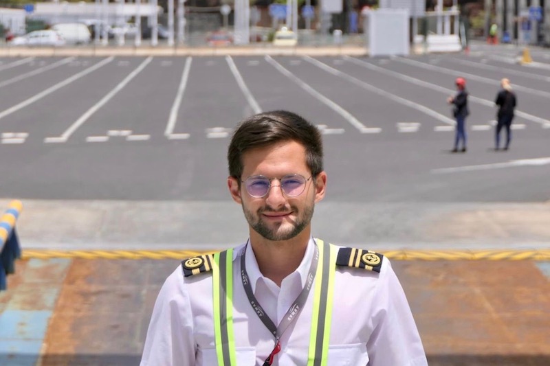 Ignacio Casañas Rodríguez, un joven marino mercante herreño