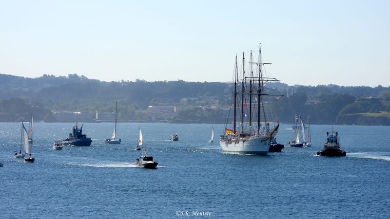 “Juan Sebastián de Elcano” en A Coruña, después de 23 años