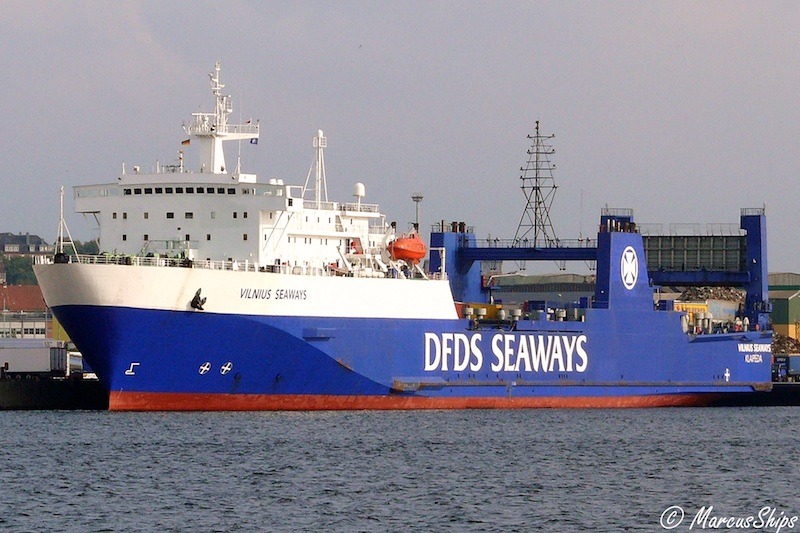 Intershipping fleta el rolón “Vilnius” para la línea de Tánger