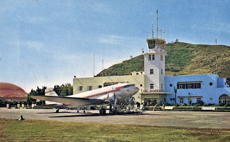 Una de las primeras postales en color de Los Rodeos (1962)