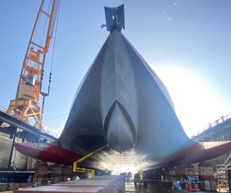 Navantia recibe la primera varada del “Volcán de Taidía”
