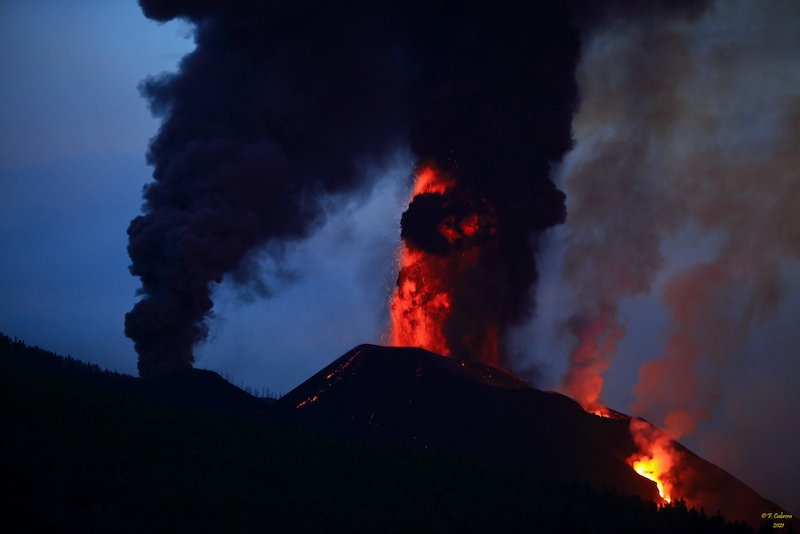 Las coladas se caracterizan por su estabilidad y gran lentitud