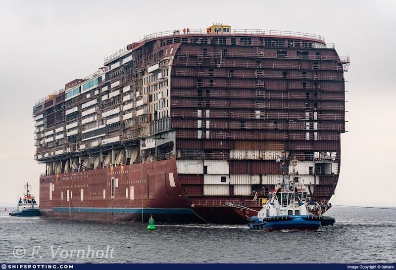 Disney Cruises compra el buque inacabado “Global Dream”