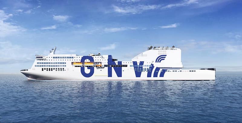 MSC encarga cuatro ferries en China para la flota de GNV