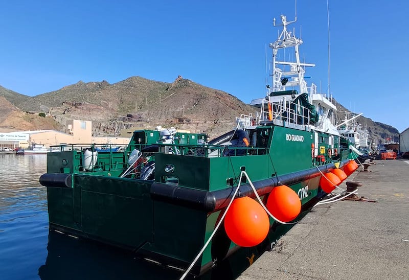 La nueva patrullera del SEMAR “Río Guadiato”, en Tenerife