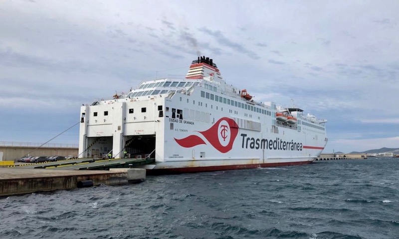 El ferry “Ciudad de Granada” estará tres meses en Turquía