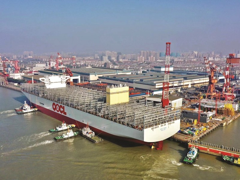 “OOCL Spain”, primer buque de OOCL mayor de 24.000 TEUS