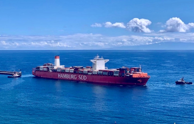 El gigante “Cap San Nicolás”, en Santa Cruz de Tenerife