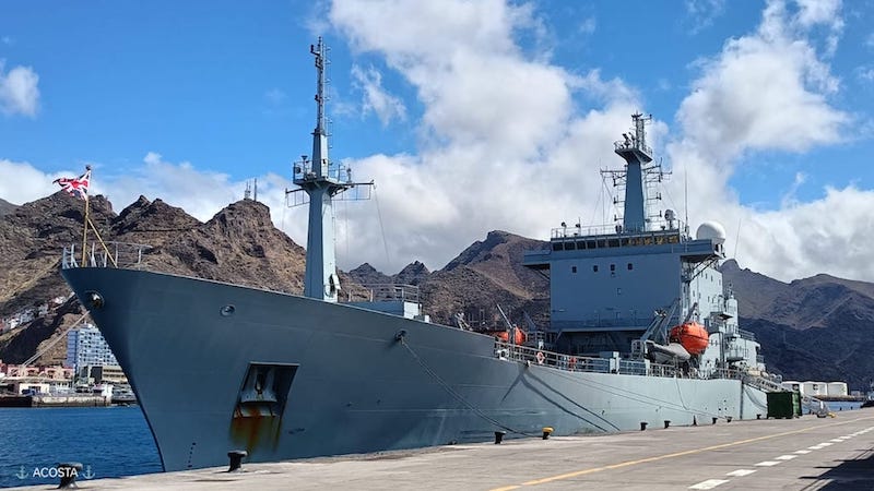 Posible última escala del buque HMS “Scott” (H-131) en Tenerife