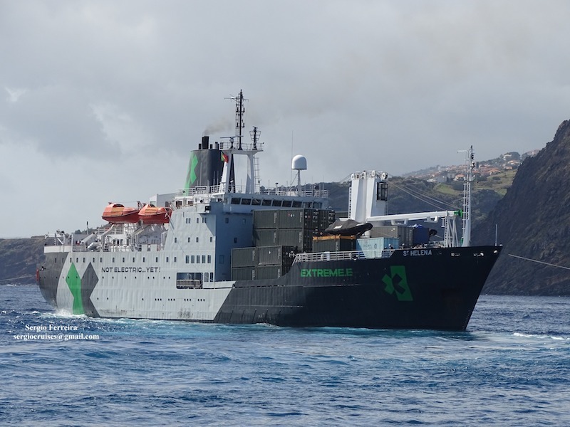 “St. Helena” por primera vez en Madeira, en viaje a Panamá