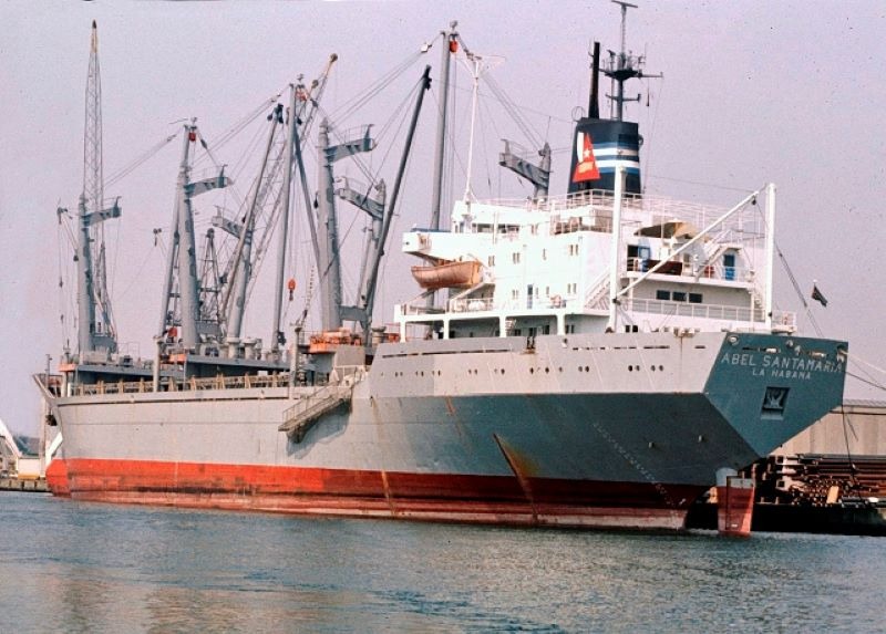 El buque de línea cubano “Abel Santamaría” (1975-1987)