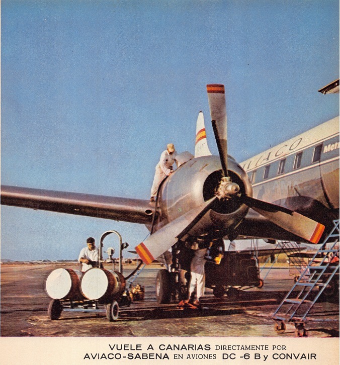El avión Convair CV-440, savia nueva de la flota de AVIACO