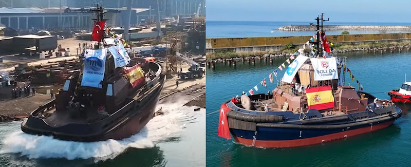 Botadura del remolcador “VB Ahmose” para Boluda Towage