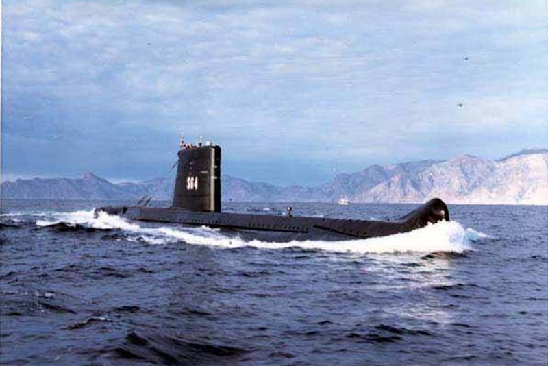 Cuando el submarino “Narval” cruzó el Estrecho sumergido