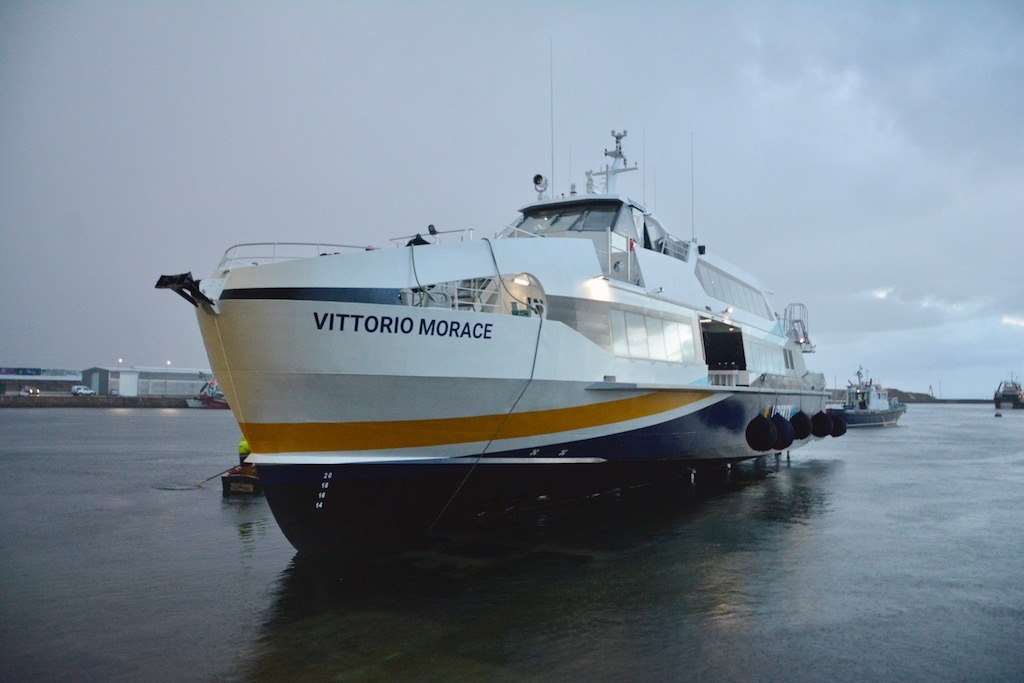 “Vittorio Morace”, primer fast ferry híbrido de Liberty Lines