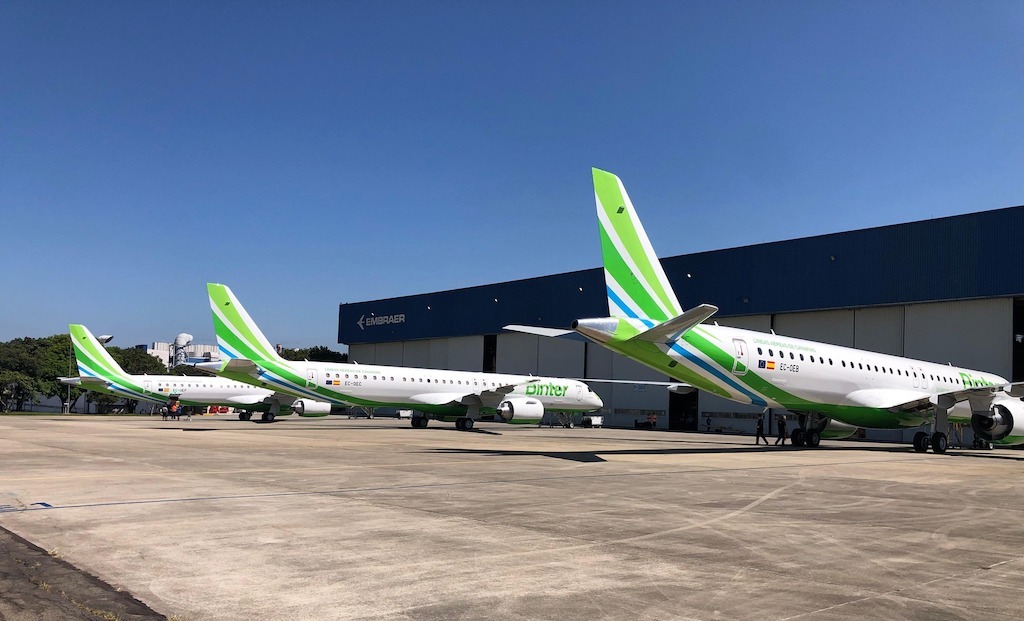 Binter recibe tres aviones E195 E2 para volar a Madrid