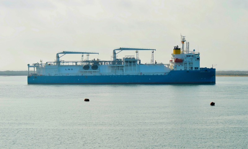 Huelva recibe la primera escala del buque “Levante LNG”