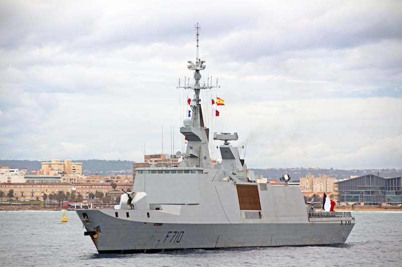 La fragata “de sigilo” francesa “La Fayette” (F-710) visita Palma