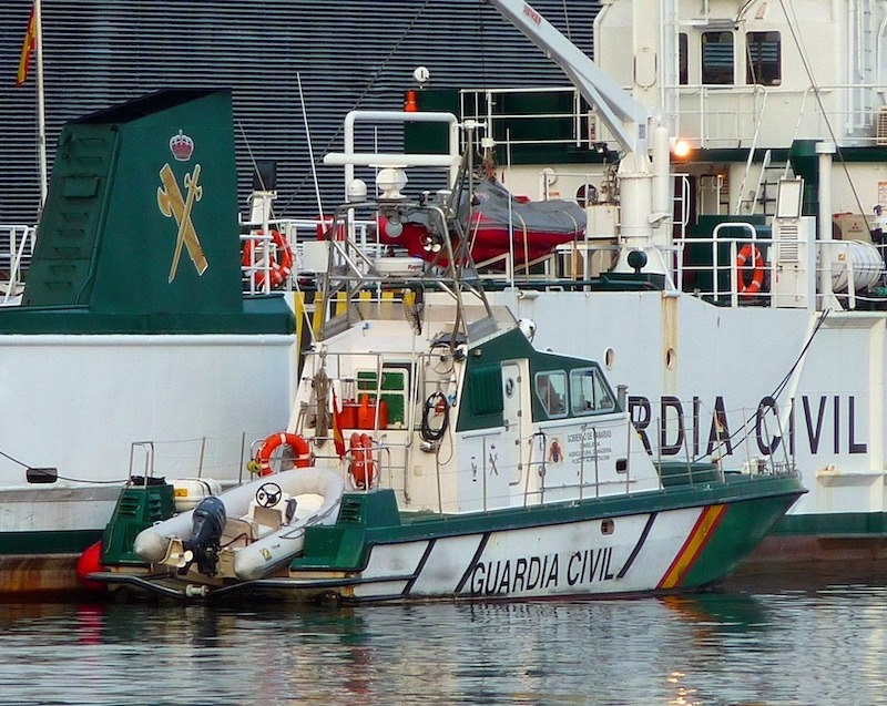 Dos lanchas Rodman 55HJ de la clase “Canarias” del SEMAR
