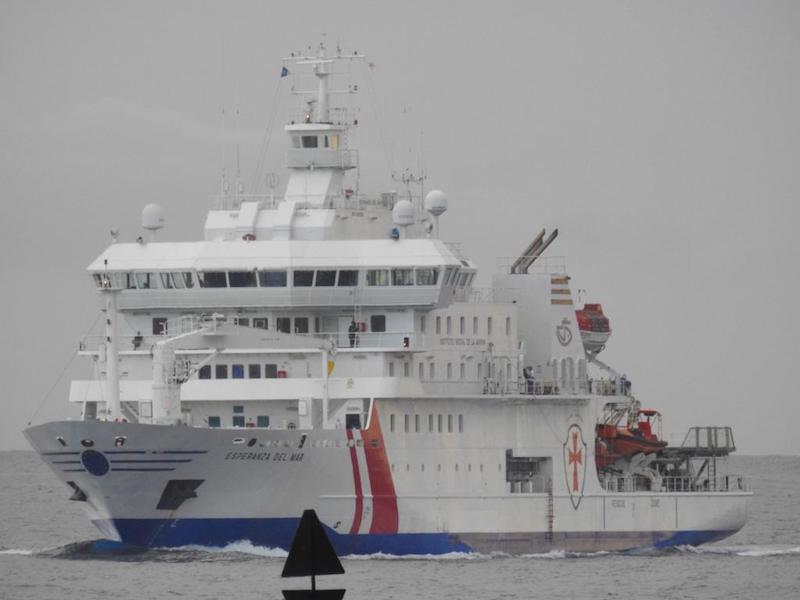 El buque-hospital “Esperanza del Mar” regresa a Canarias