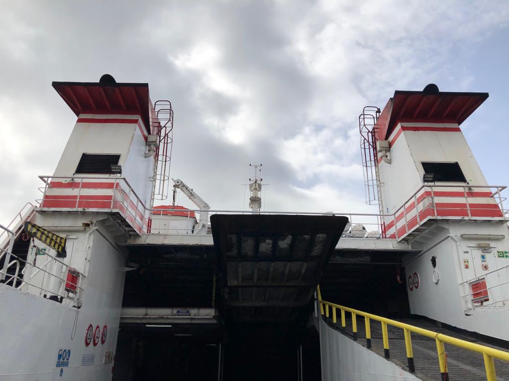 El ferry “Ciudad de Málaga”, fletado por Marítima Peregar