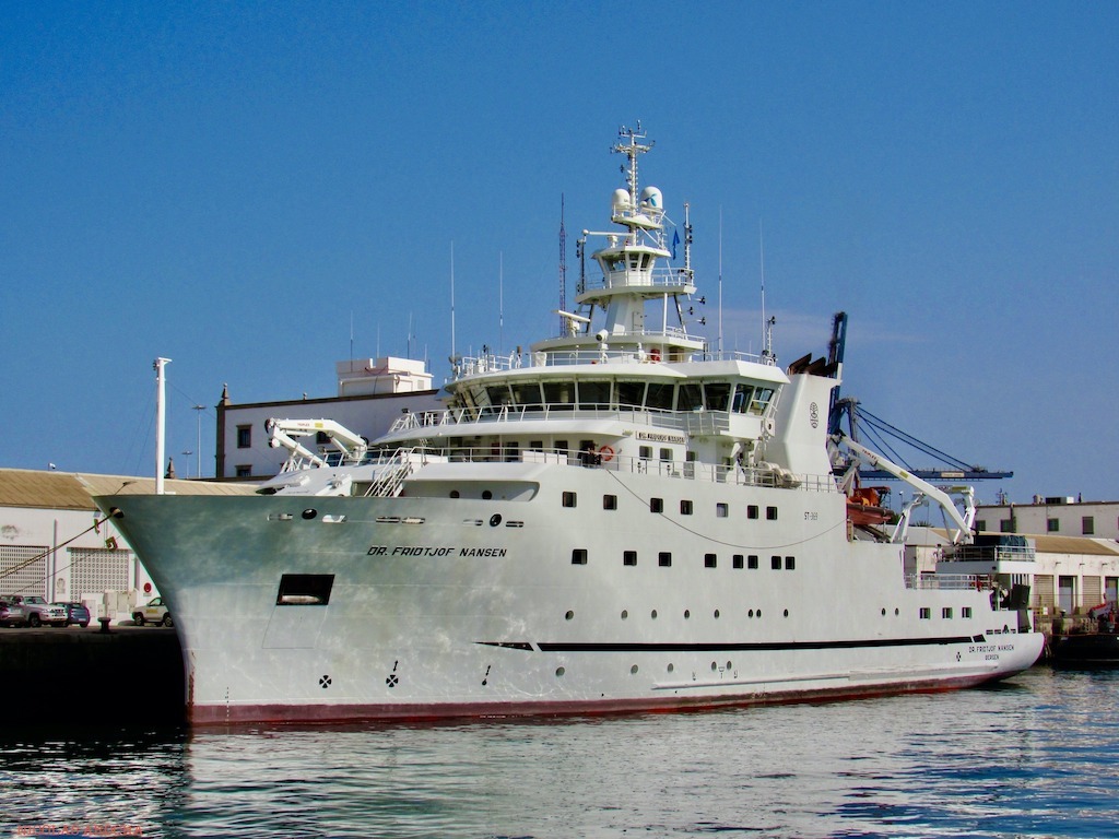 “Dr. Fridtjof Nansen”, emblema de Gondán, en Las Palmas