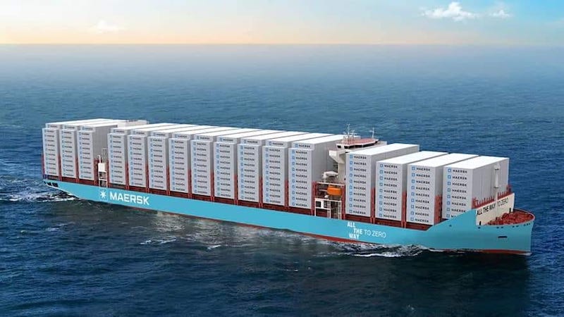 Maersk encarga seis buques ULCV propulsados a metanol