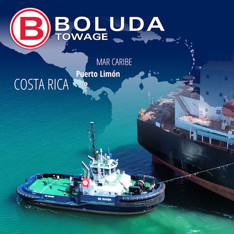 Boluda Towage inicia 2024 con su estreno en Costa Rica
