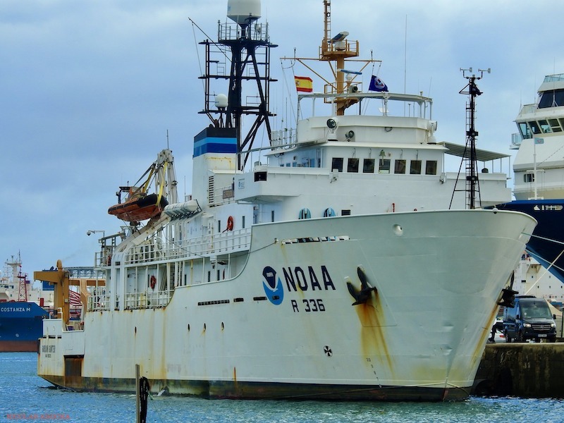 NOAA “Gordon Gunter”, una escala inusual en Las Palmas