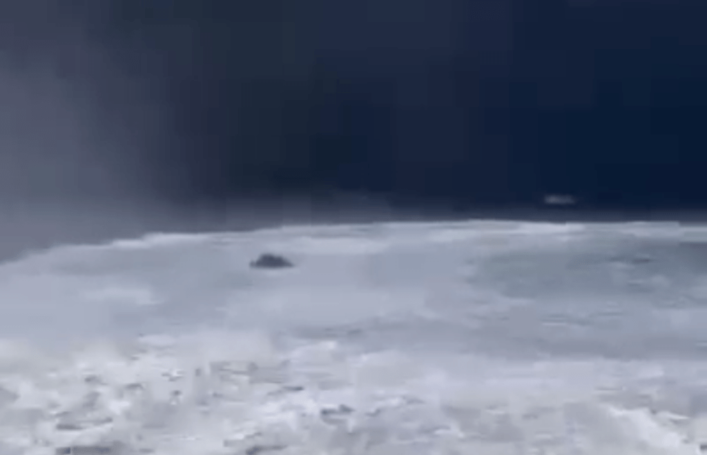 Fred. Olsen pierde un coche por la popa del “Bencomo Express”