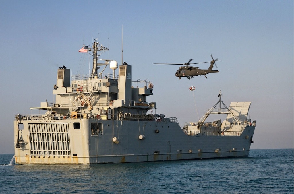 Tres LCU y una LSV del USAV, en Tenerife camino de Gaza