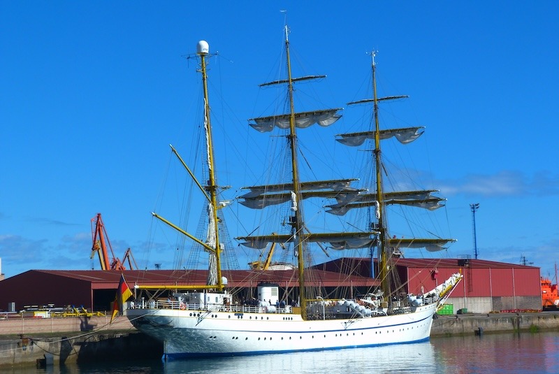 El buque-escuela “Gorch Fock” reabre sus puertas en Gijón