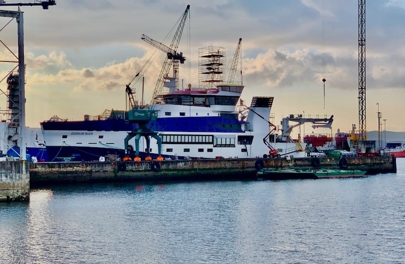 Armón Vigo entregará el buque “Odón de Buen” en verano