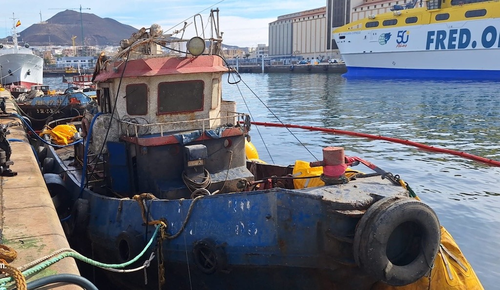 Ardentia Marine reflota el remolcador “Picacho”, que será desguazado en Las Palmas