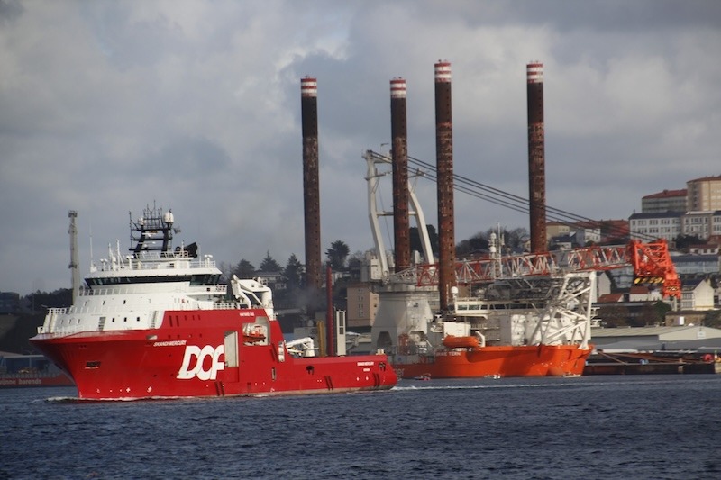 Concluye la larga estadía del buque “Brave Tern” en Ferrol, un hito en la historia de Navantia