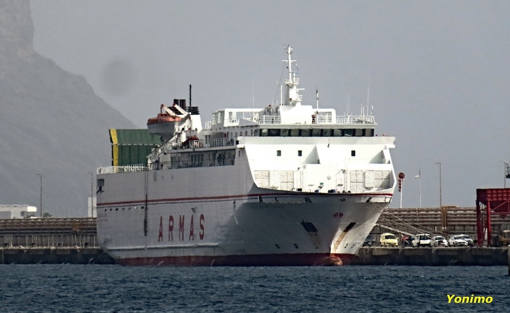 Solventada la avería, el ferry “Volcán de Tauce” retorna a la línea de La Palma