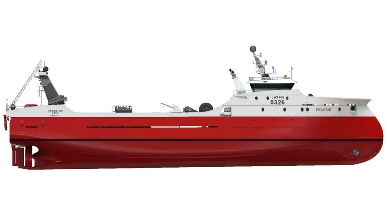 Nodosa construirá un pesquero arrastrero de 85 m para la compañía argentina Profands