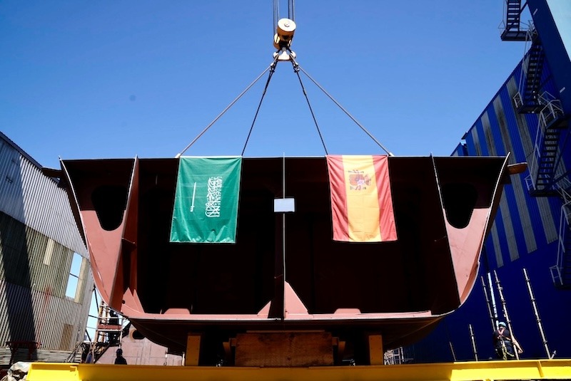 Freire Shipyard pone la quilla del que será buque insignia de la flota saudí de investigación