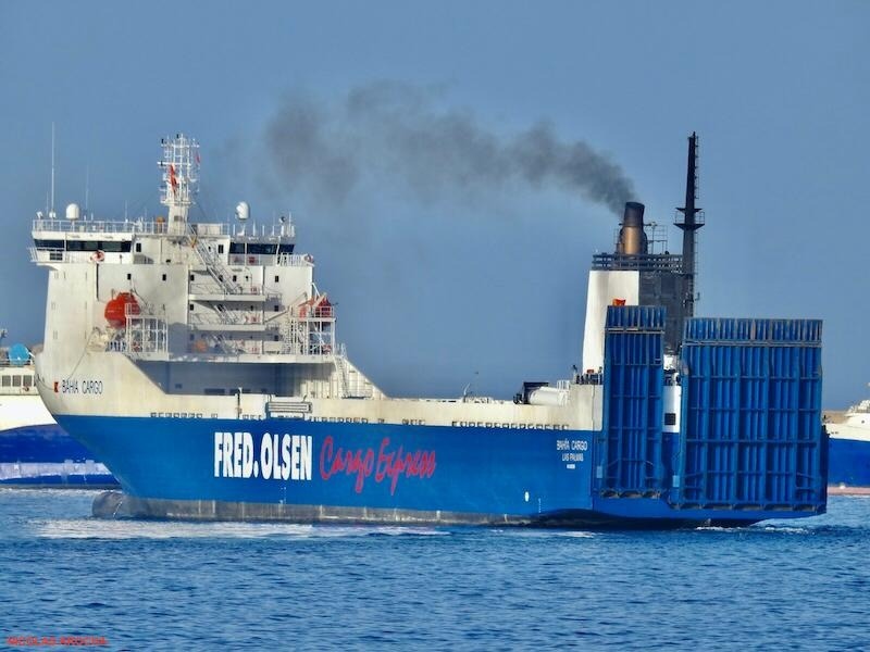 Fred. Olsen Cargo Express ha transportado 307.000 metros lineales de carga rodada en su primer año