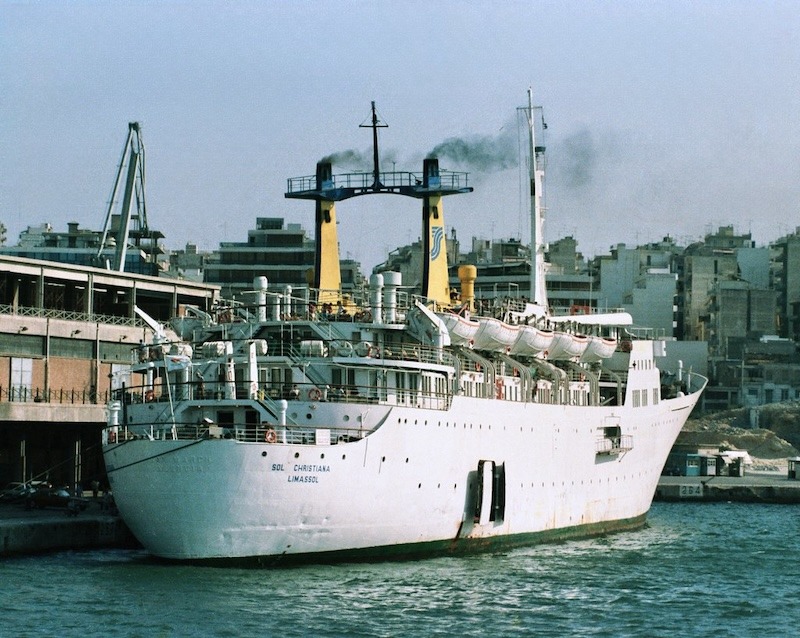La breve etapa del ferry chipriota “Sol Christiana” (1985-1986), ex “Juan March”