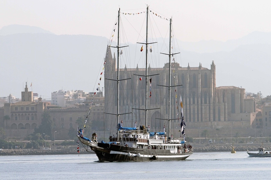 El buque-escuela ROU “Capitán Miranda”, embajador del Uruguay en Palma de Mallorca