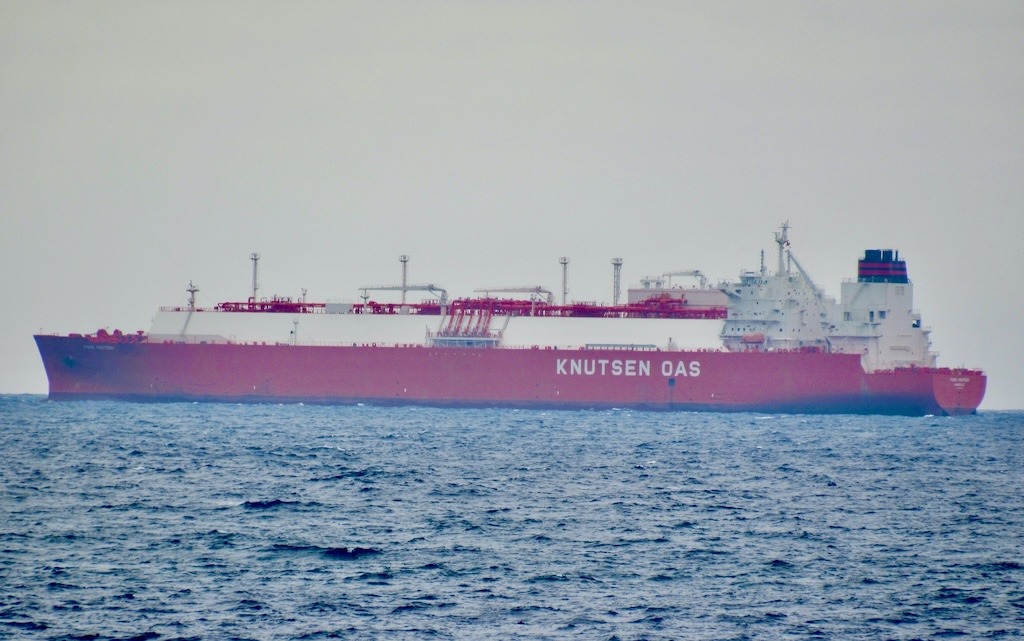 “París Knutsen”, uno de los buques más modernos de Knutsen LNG France, de escala en Las Palmas