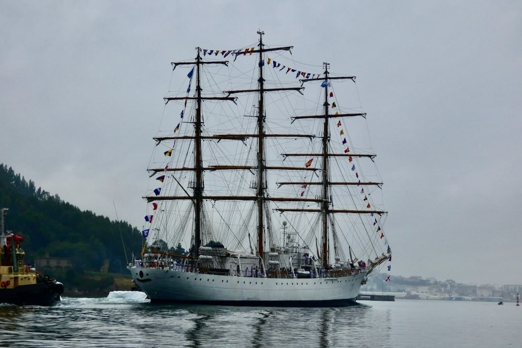 La fragata argentina ARA “Libertad” visita Ferrol, único puerto español de su LIII crucero de instrucción