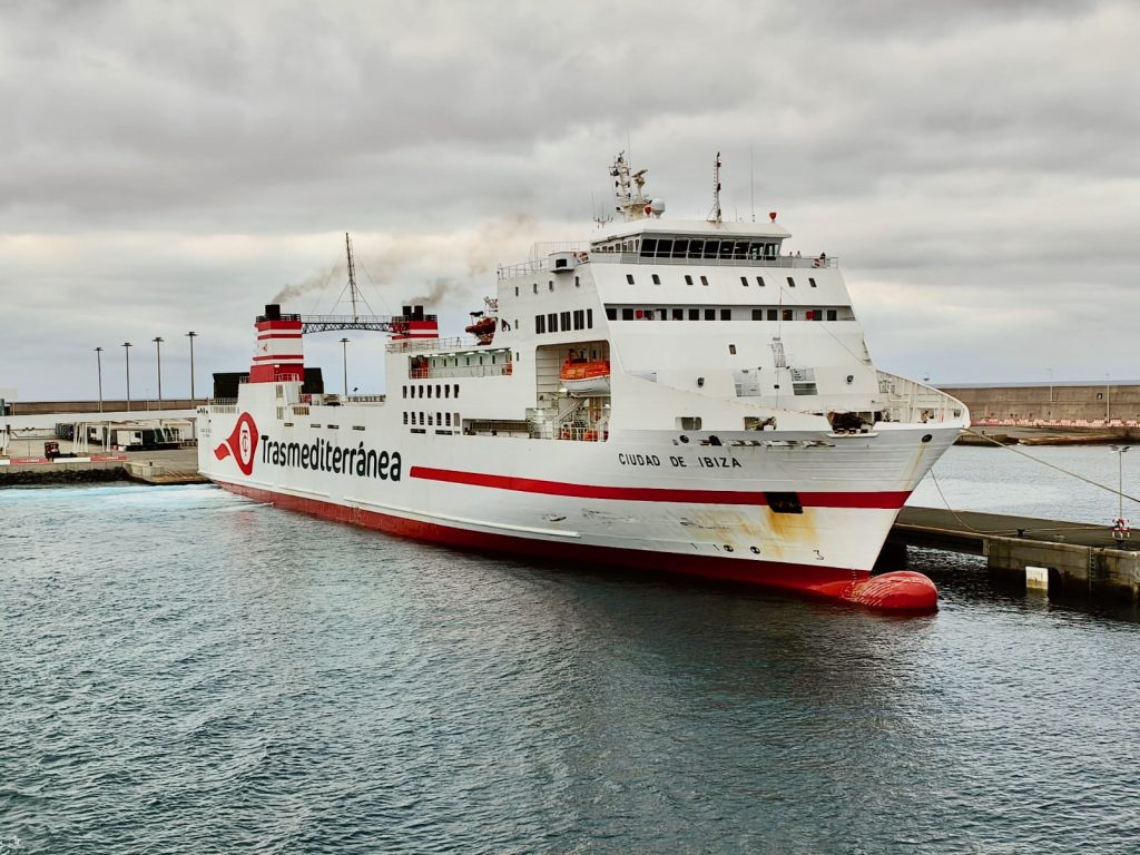 Última varada del ferry “Ciudad de Ibiza” por cuenta del Grupo Armas Trasmediterránea