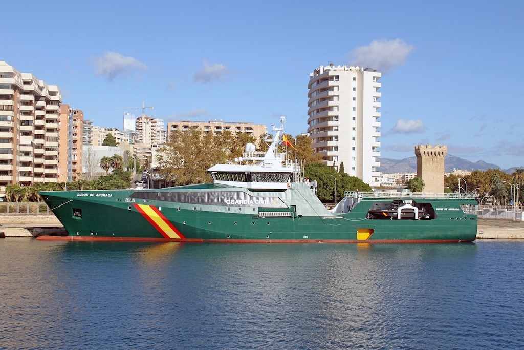 Un millar de personas visitaron el patrullero “Duque de Ahumada” en su primera escala en Palma